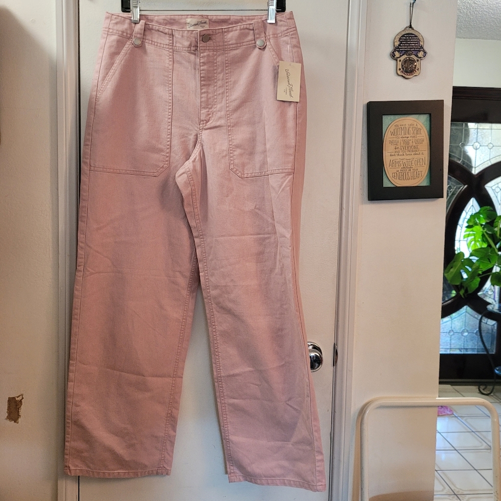 Pink Wide-Leg Pants
